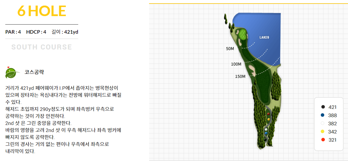 사이프러스 골프앤리조트 남코스 6