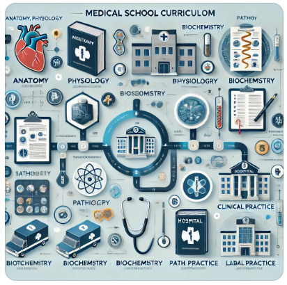 한국 vs 해외 의대 커리큘럼 관련 이미지