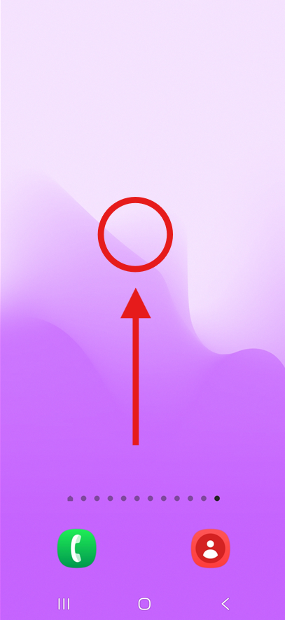 8. 바탕화면 빈 공간을 길게 누르기