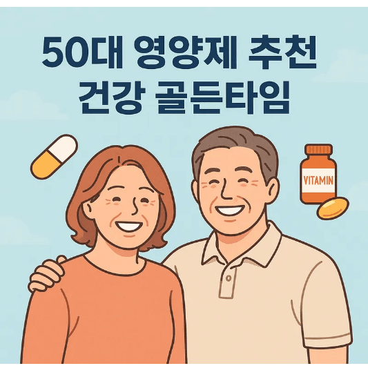 50대 영양제 추천 ❘ 건강 나이 되돌리는 똑똑한 방법 필수 맞춤 영양제