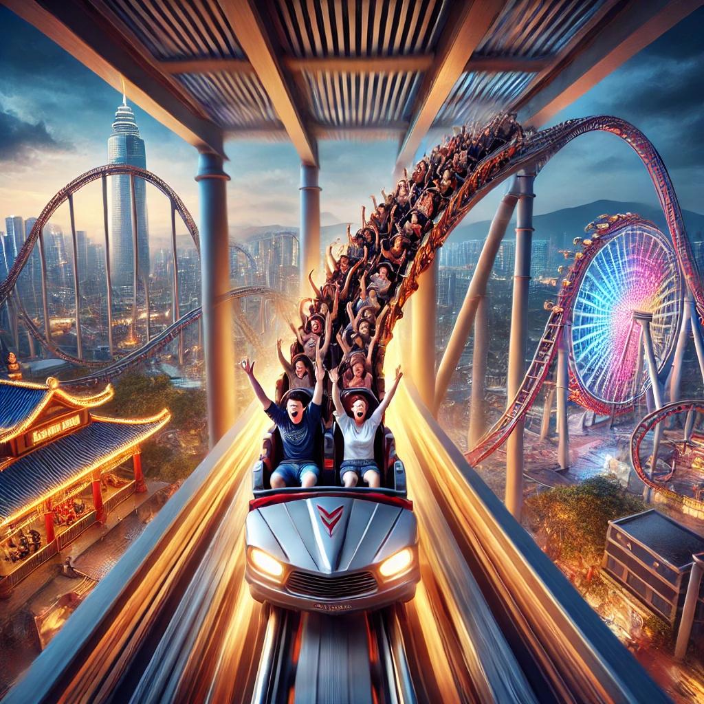 롯데월드 놀이기구 종류 혜성특급