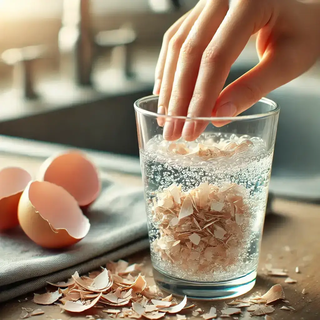 계란 껍질로 컵세척
