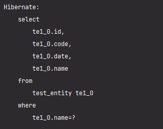 format_sql 설정 시 쿼리 표시