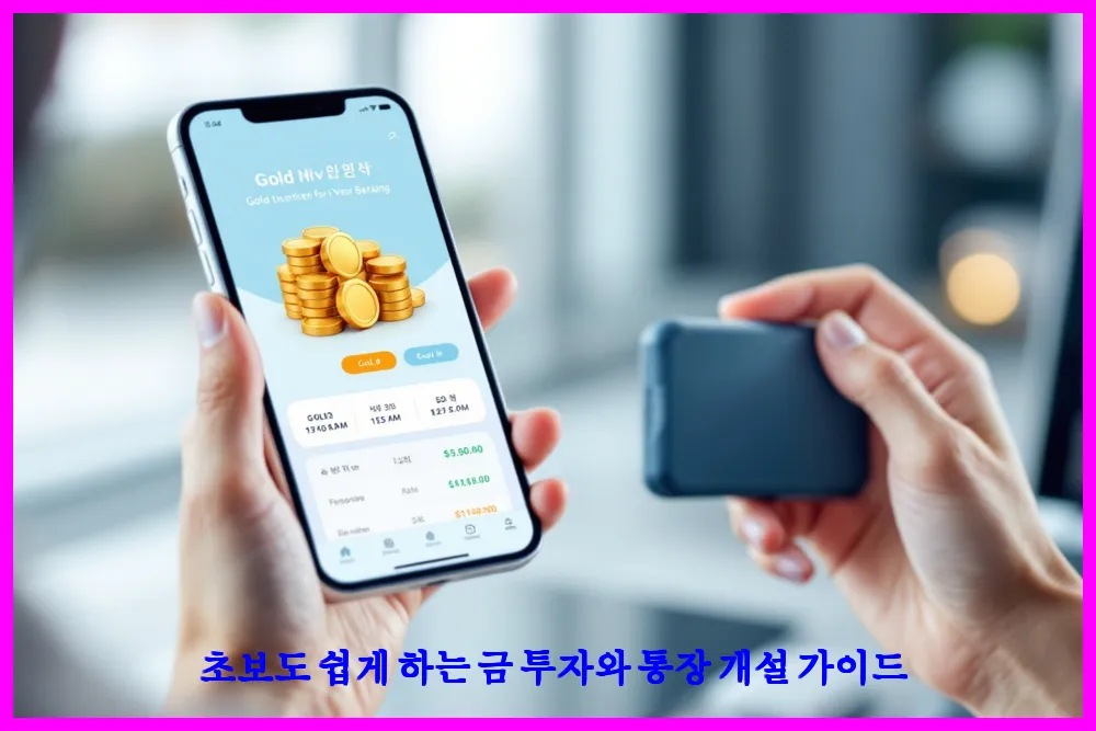 초보도 쉽게 하는 금 투자와 통장 개설 가이드