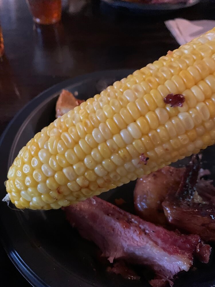 옥수수 가까이 확대한 모습