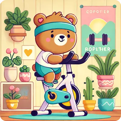 자전거 타는 모습