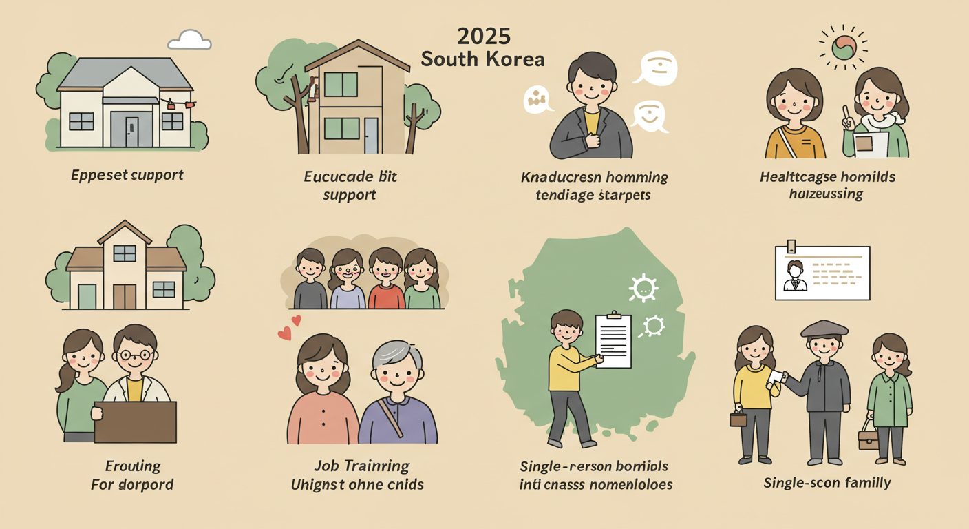 2025년 정부지원제도 총정리📋 저소득층&middot;1인가구 꼭 챙기세요!