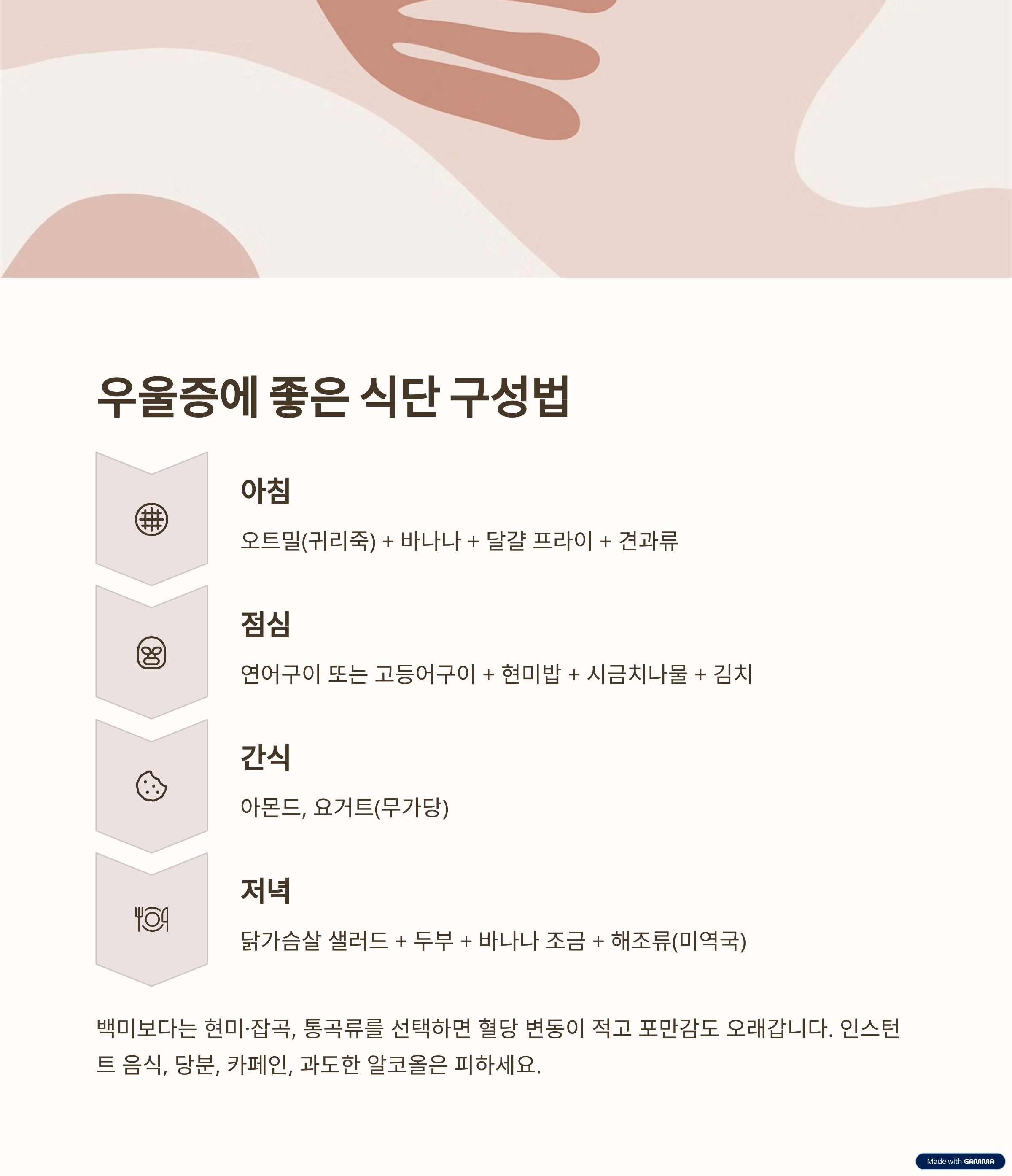 우울증 극복에 도움이 되는 영양제와 식단 구성법 완벽 가이드