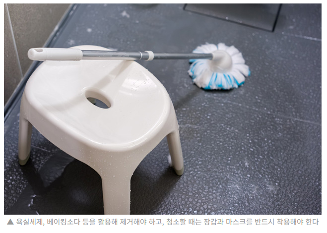 화장실 곰팡이 제거