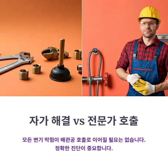 자가 해결 가능한 막힘 vs 전문가 필요 상황