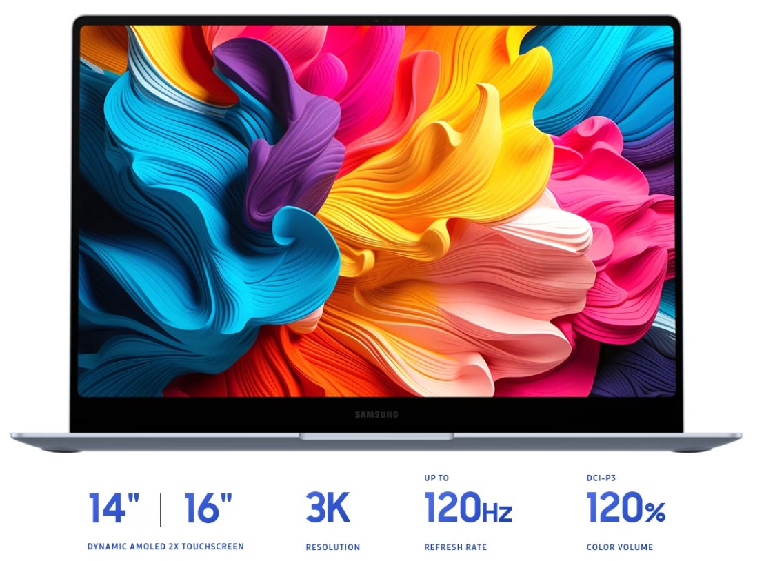 갤럭시 북4 엣지 디스플레이