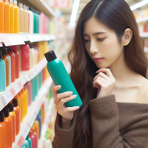 샴푸-고르는-여성