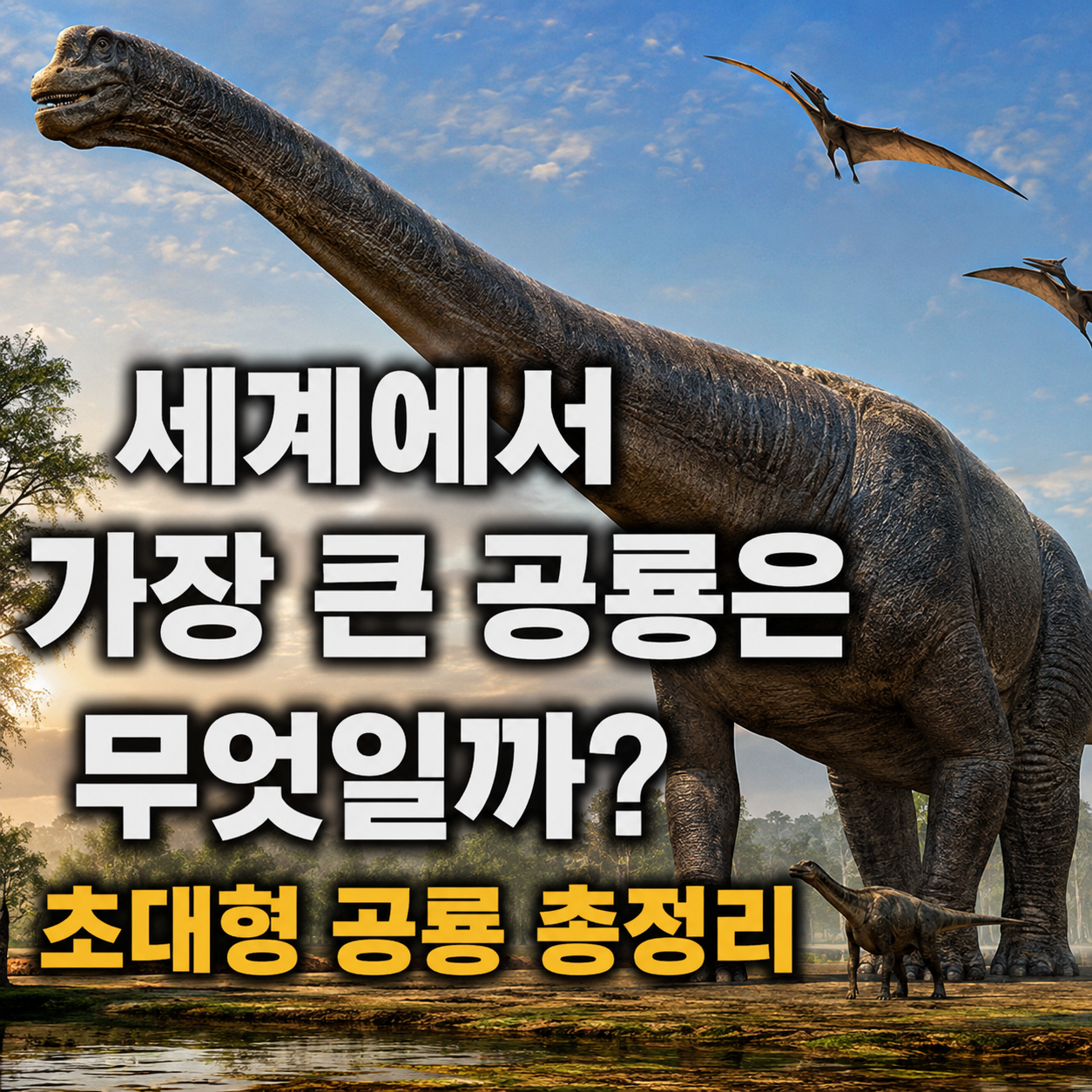 세계에서 가장 큰 공룡은 무엇일까