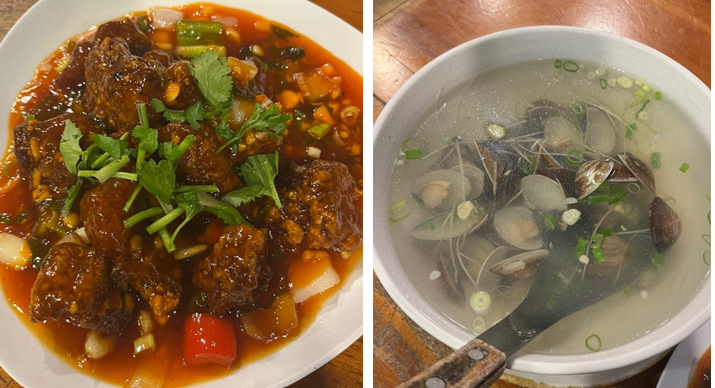 러차오-또-방문-이번엔-탕수육과-조개탕