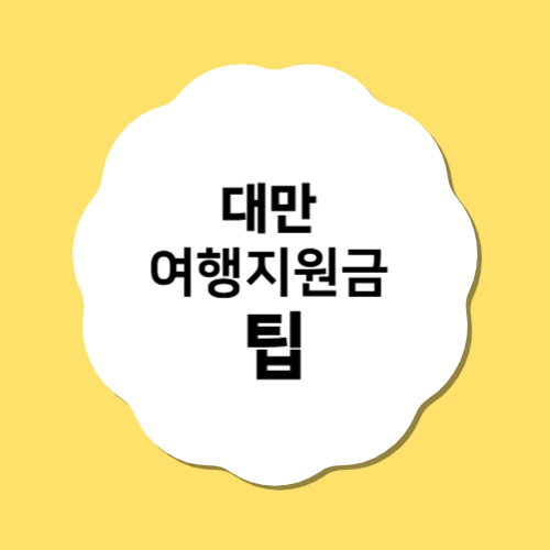 대만 여행지원금 가이드: 신청 전략부터 알뜰 사용법까지