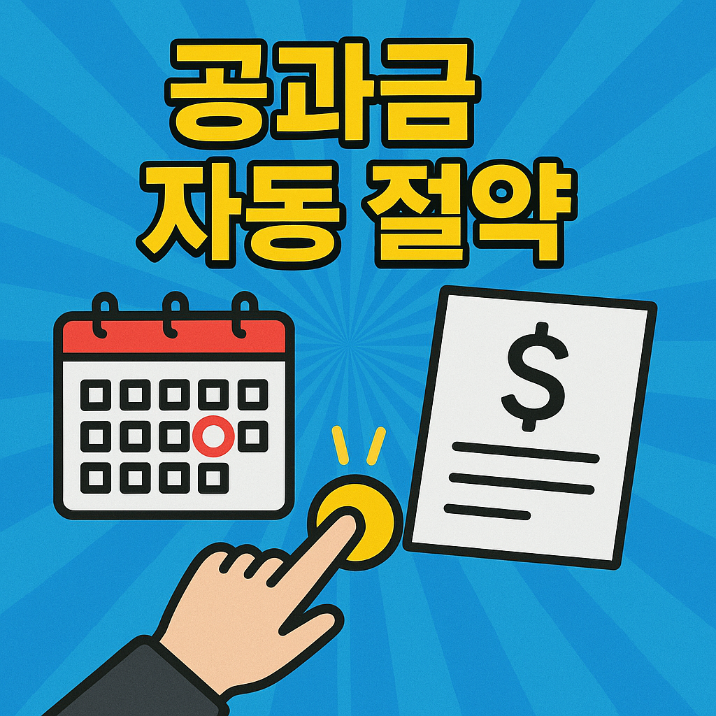 놓치면 손해! 카드 한 번만 설정하면 전기·가스·통신요금이 매달 깎입니다