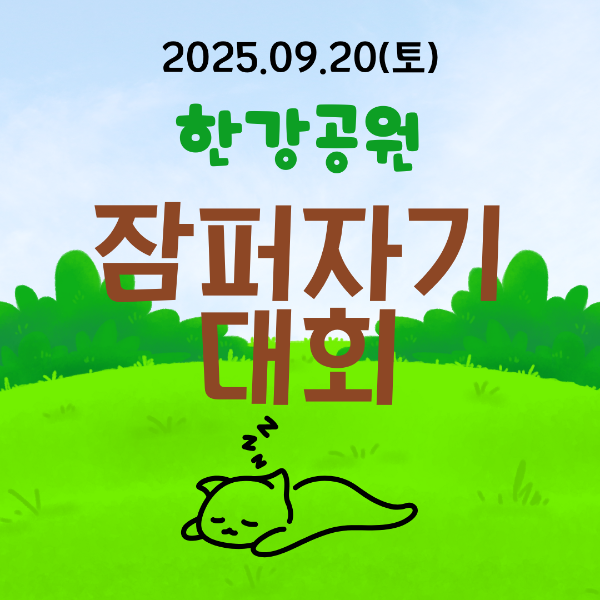 한강공원 잠퍼자기대회