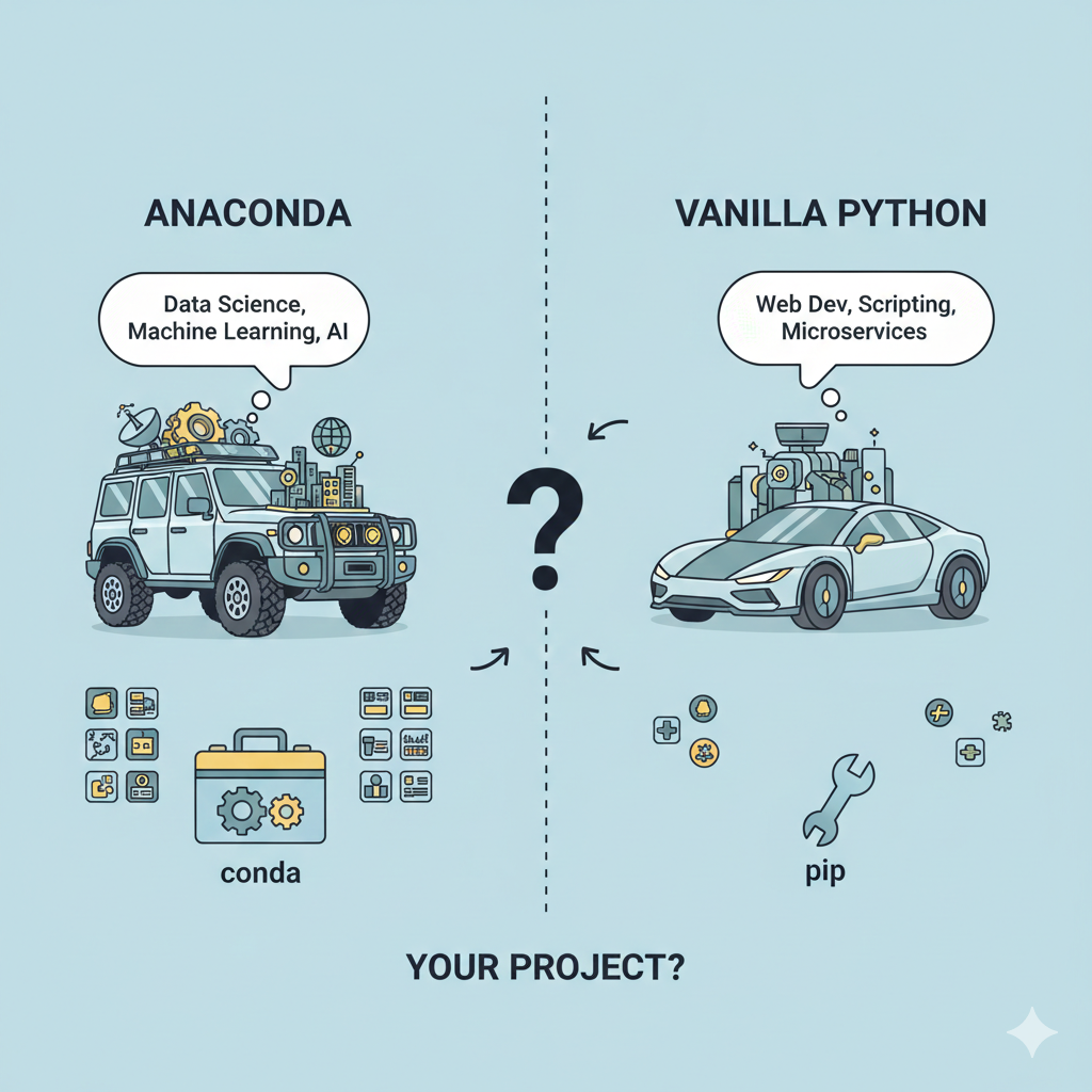 아나콘다(Anaconda) vs 순정 파이썬