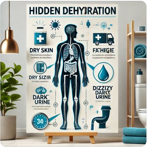숨은 탈수를 설명해주는 사진