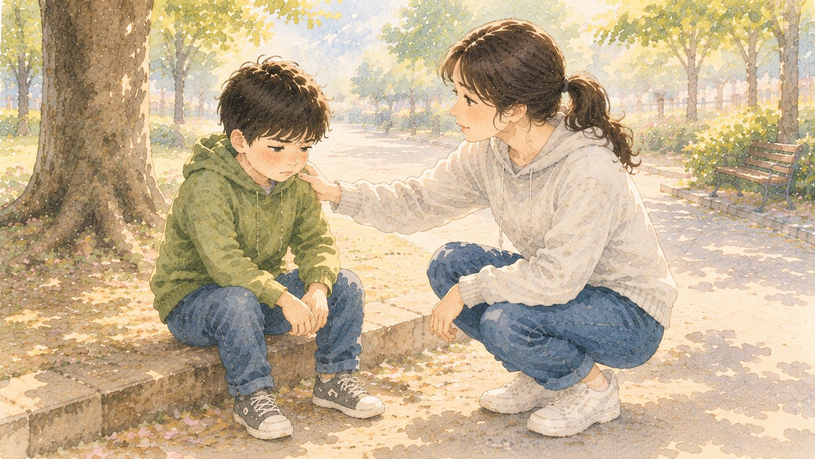 화를 잘 내는 아이, 감정 표현이 서툰 것일 수 있습니다.