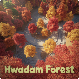 2025 화담숲 단풍 절정시기 가상 이미지