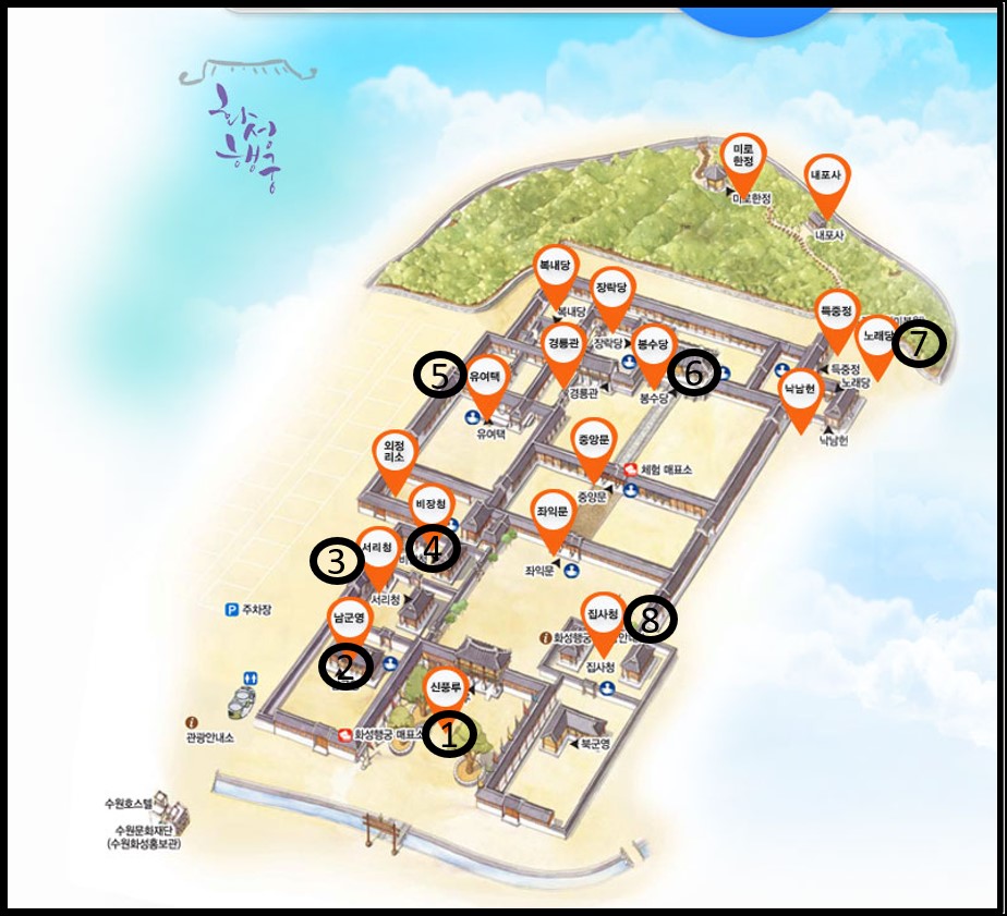 화성행궁_지도