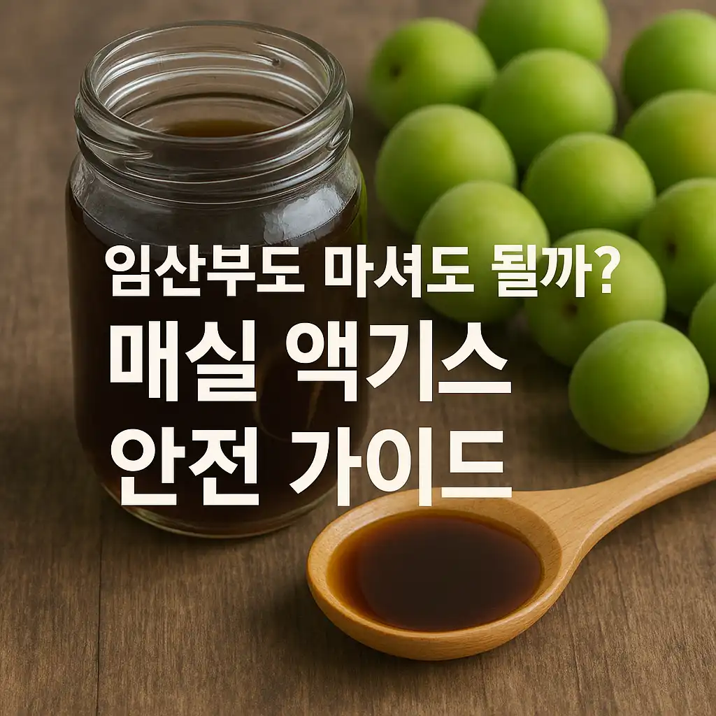 임산부 매실 액기스 섭취 가이드