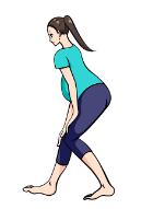 허벅지(후면) 스트레칭