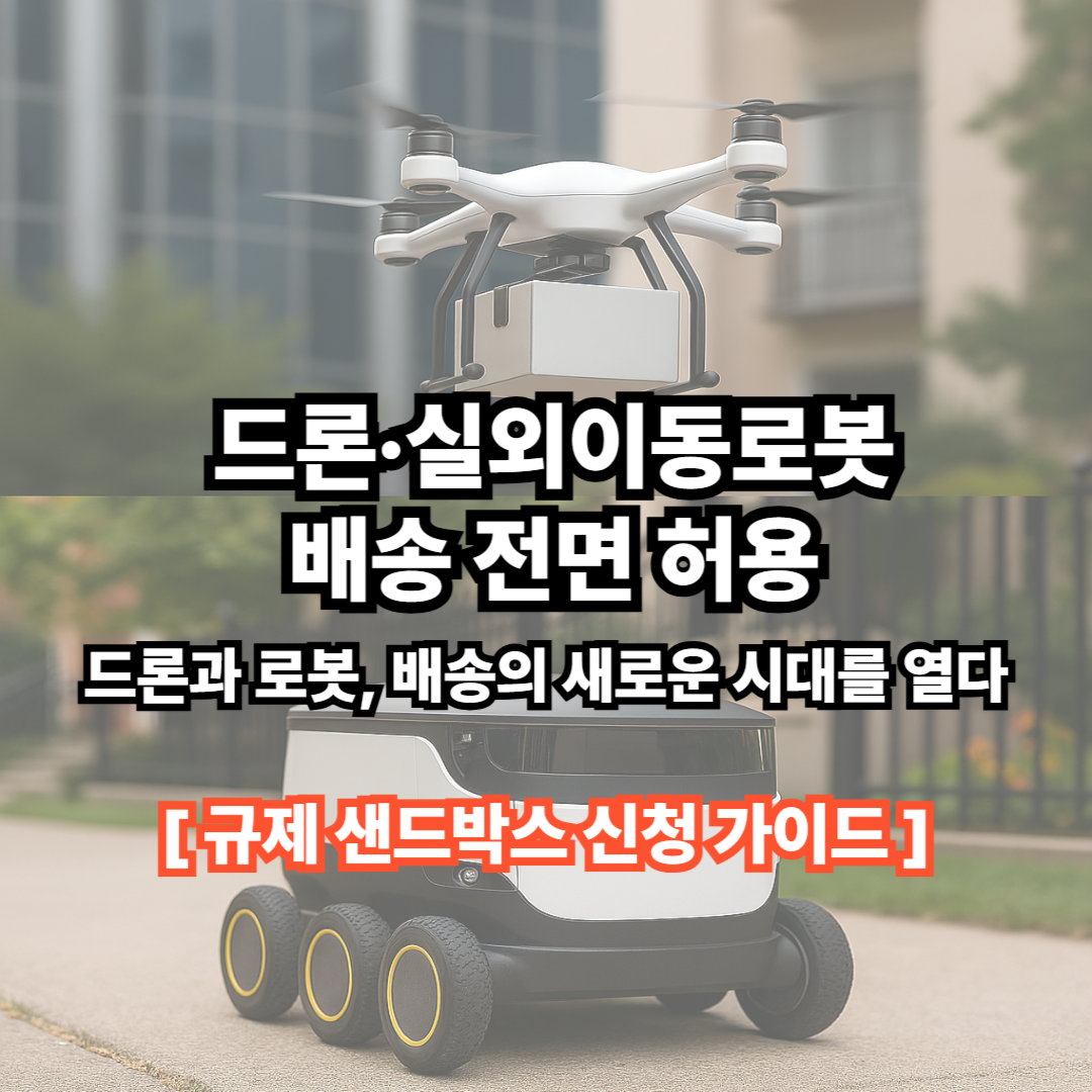 드론과 로봇, 배송의 새로운 시대를 열다