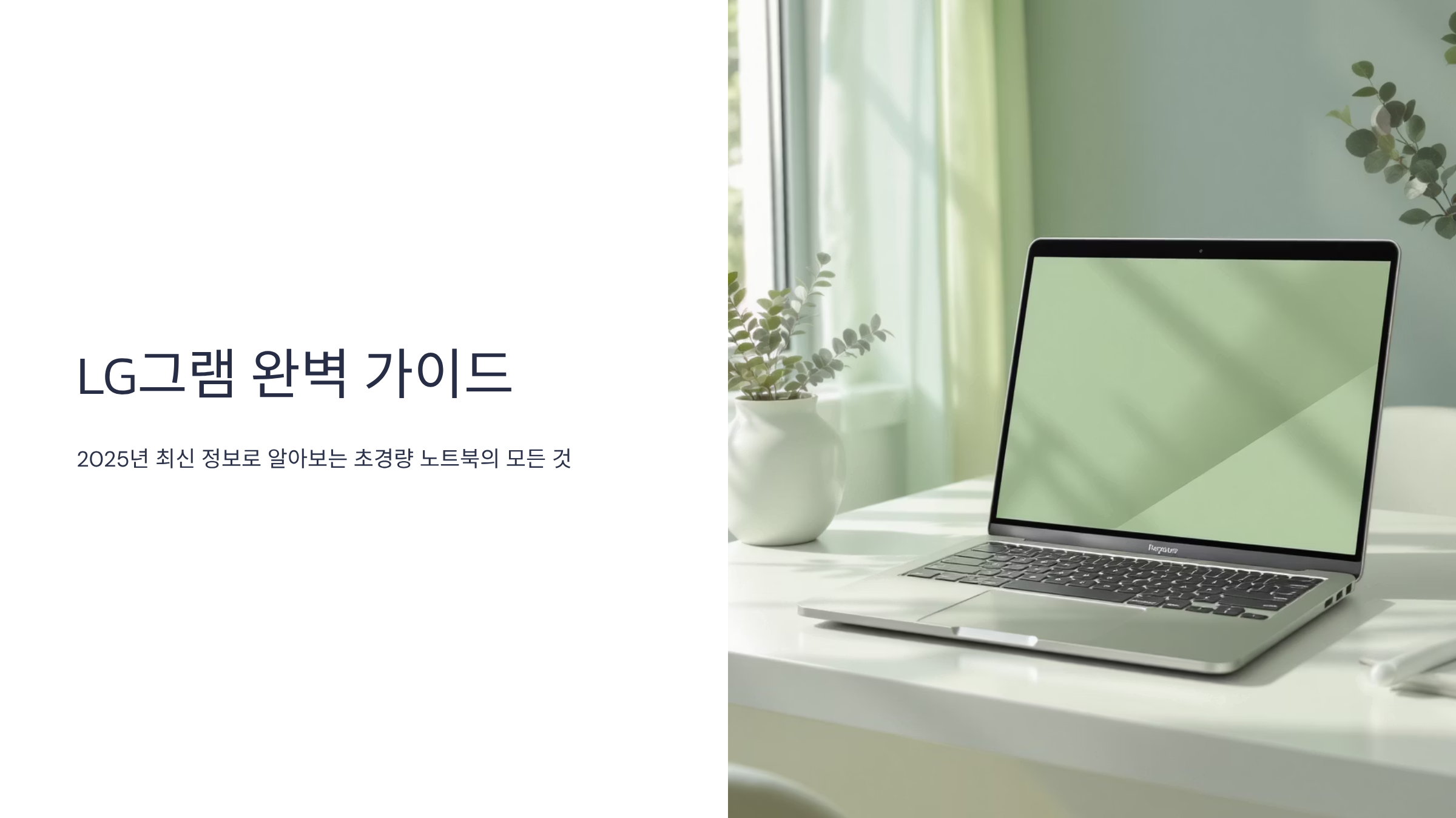 LG그램 노트북 완벽 구매가이드