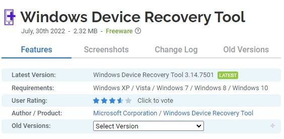 Windows-Device-Recovery-Tool