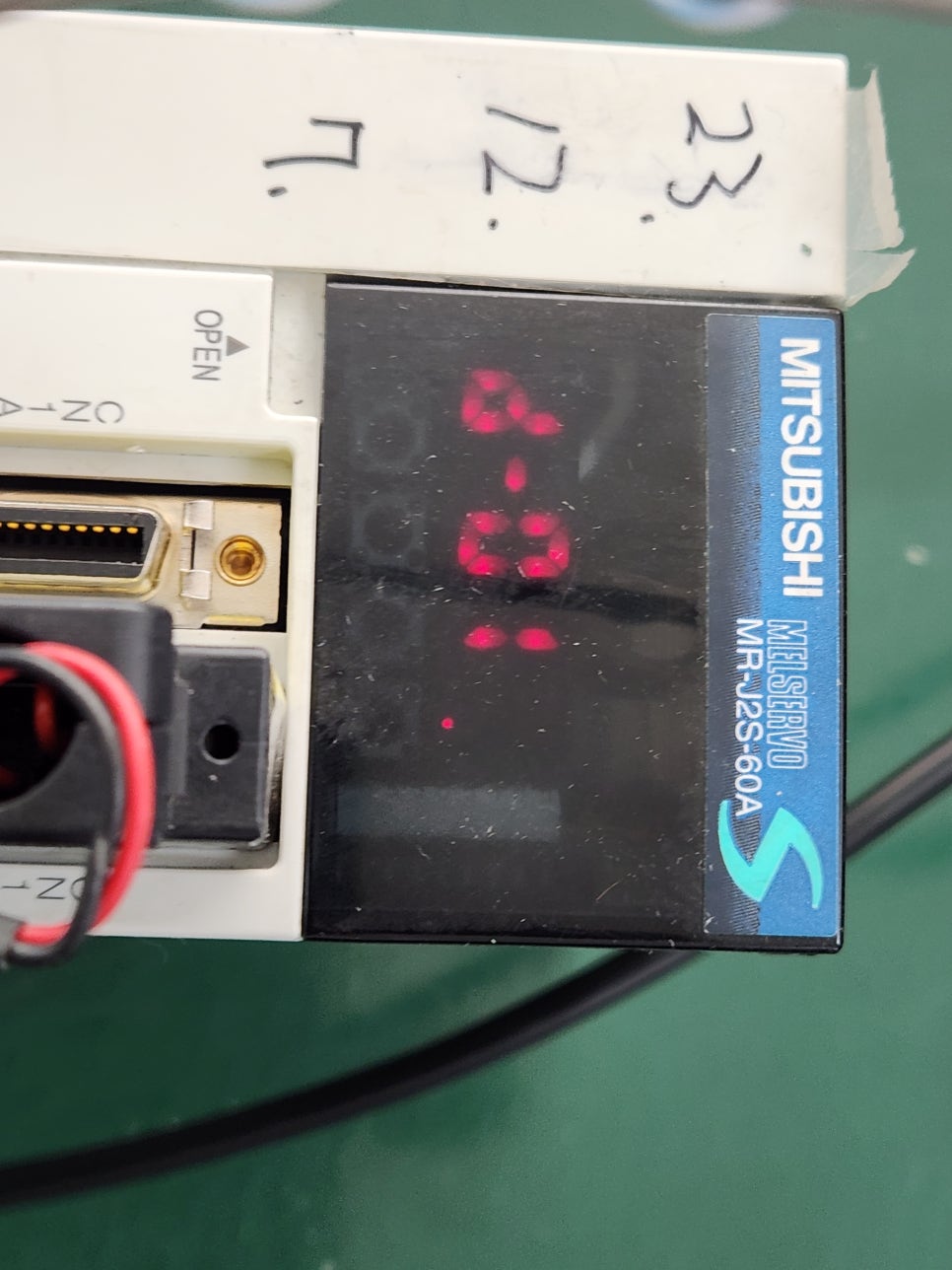 미쓰비시(MITSUBISHI) 서보드라이버 MR-J2S-60A AL17 알람 해결 수리 완료