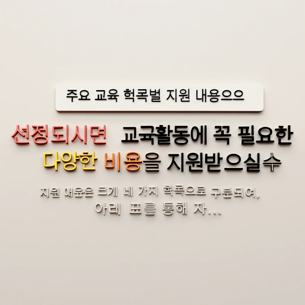 2025년 초중고 교육비 지원 지금 ..