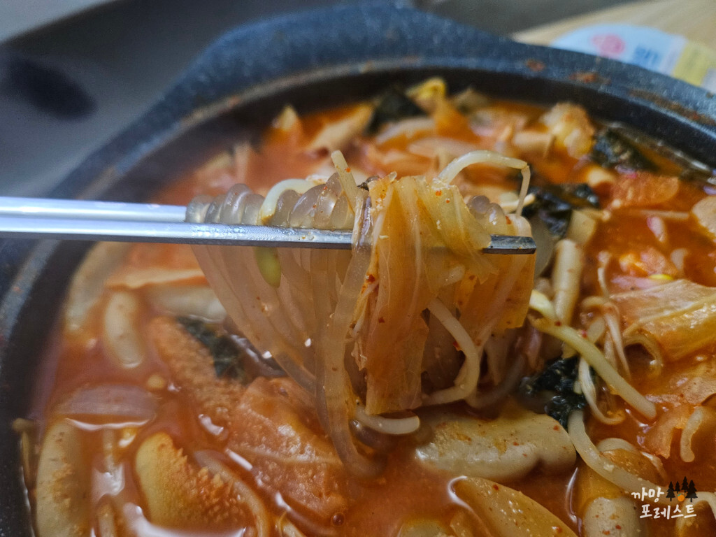봉담 실비식당 당면