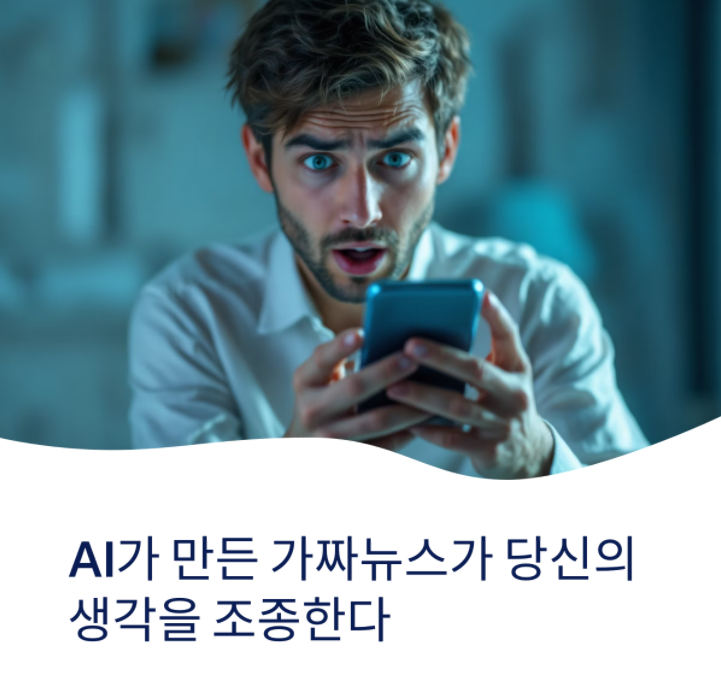 AI가 만든 가짜뉴스, AI 시대의 정보전