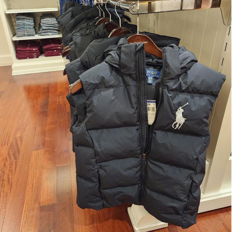 폴로 보이즈 후드 패딩조끼 Boys Hood Down Vest