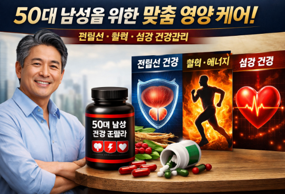 50대 남성전용 영양제관련 사진
