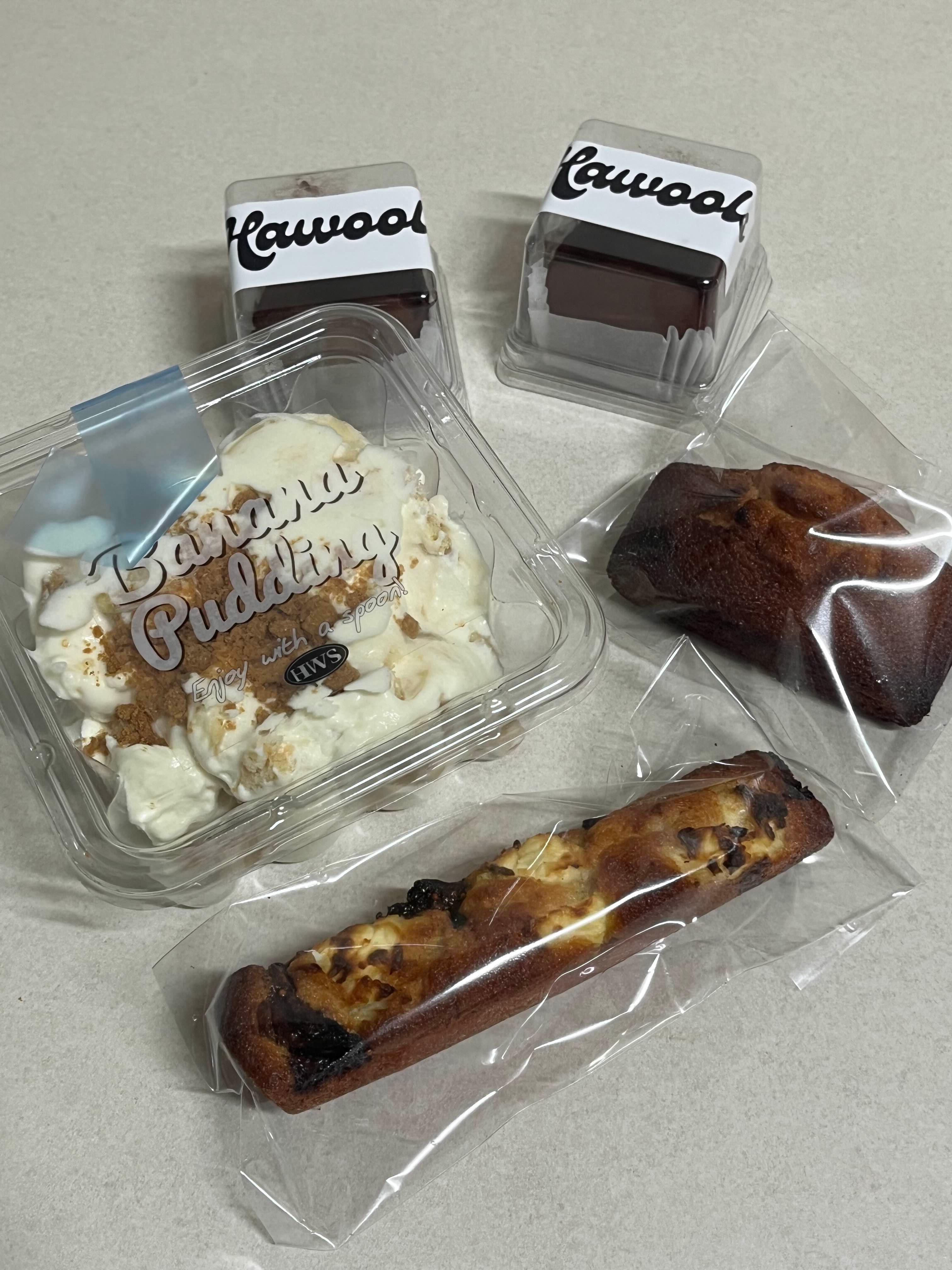 수원 하울즈 디저트 포장 구성 휘낭시에 쿠키 푸딩