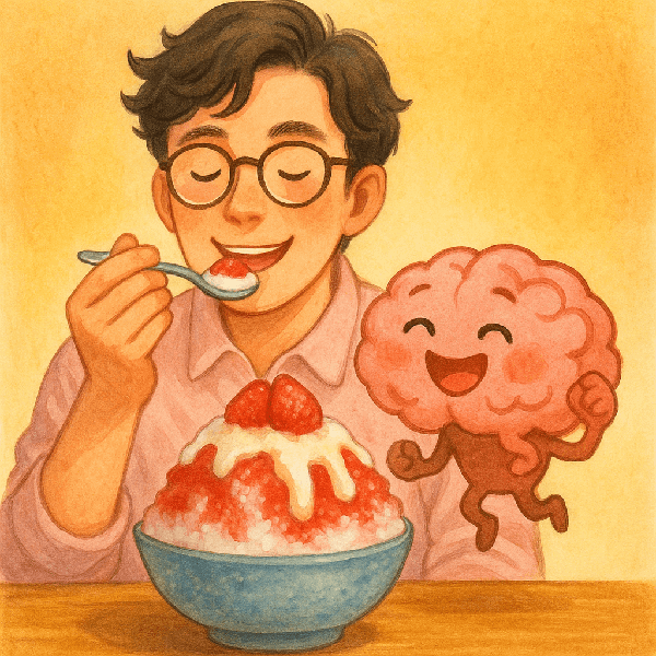 빙수 속 설탕이 뇌를 달콤하게 흔드는 이유 – 뇌는 왜 달콤함에 취할까?