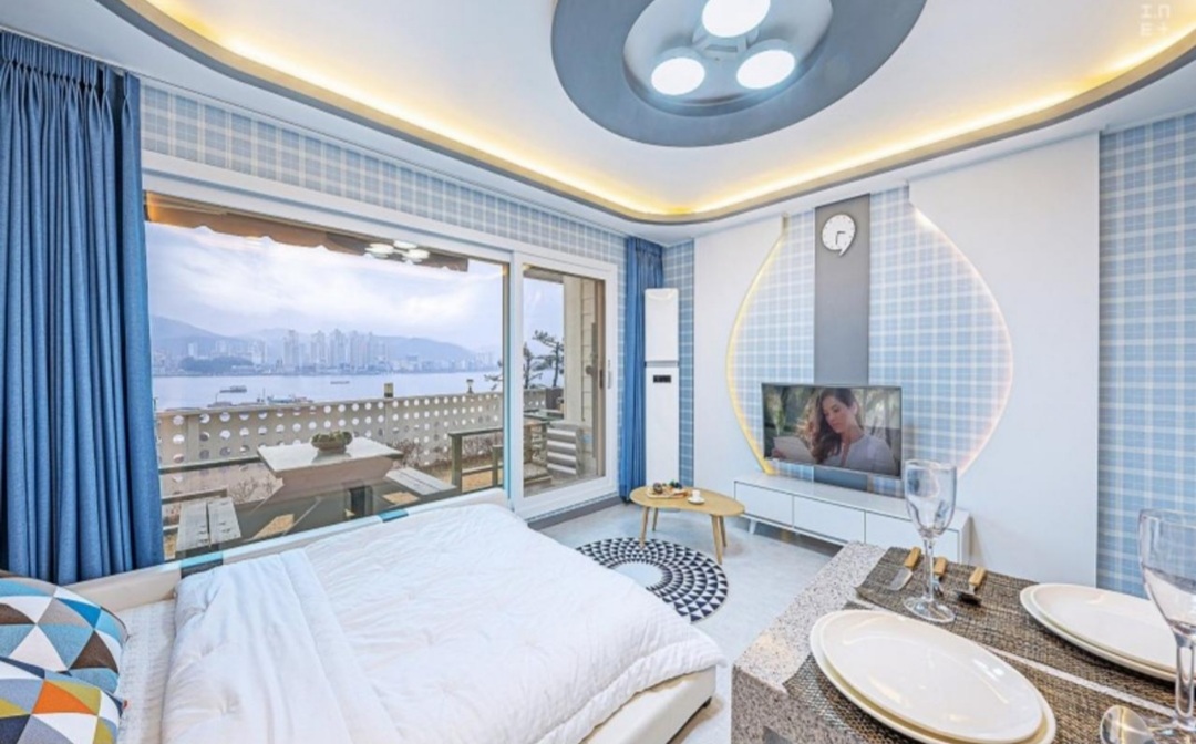 통영 달비채 펜션 푸른달