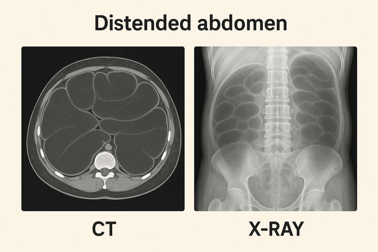 장에 가스가 차 있는 모습