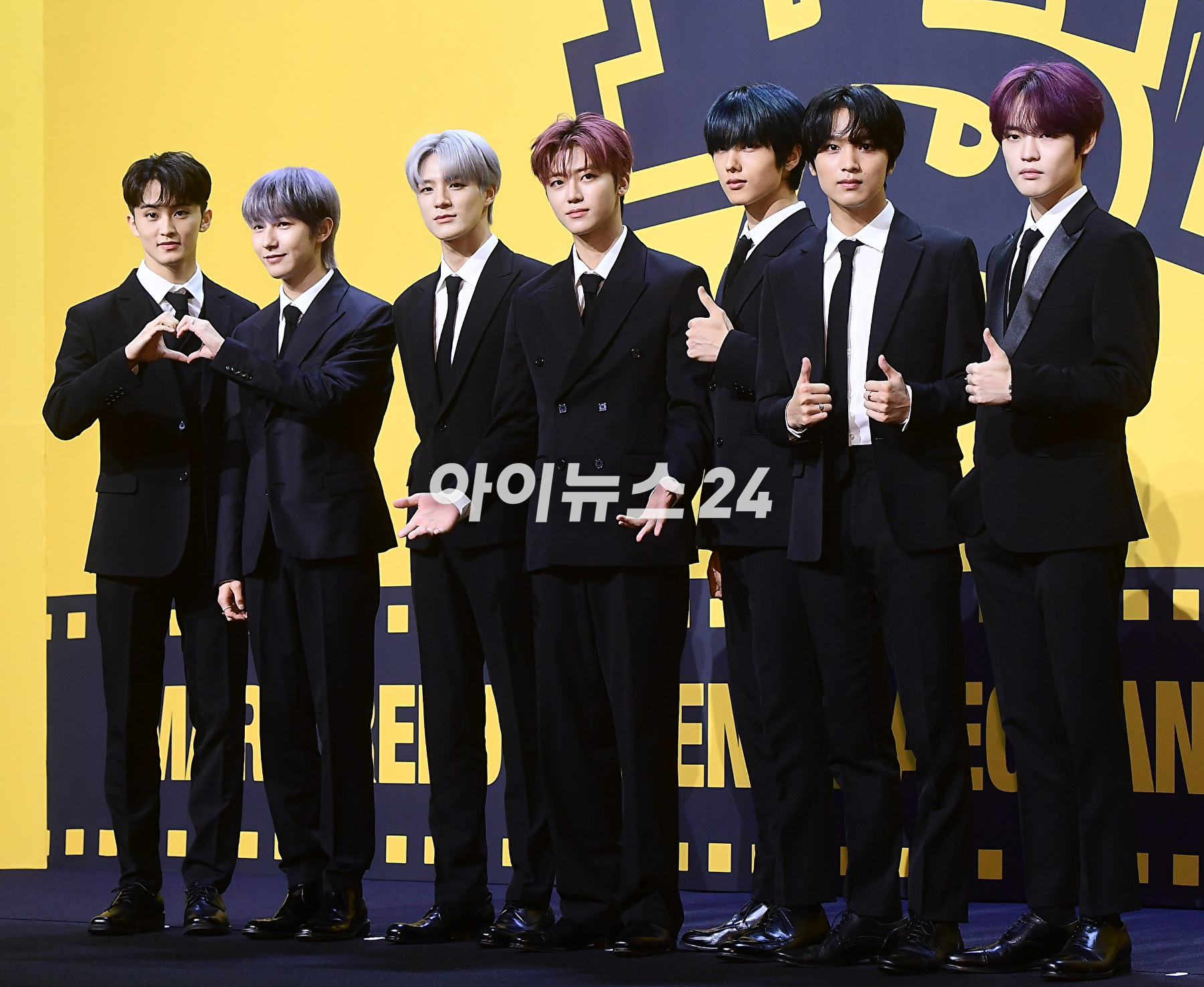 그룹 엔시티 드림(NCT DREAM)이 17일 오후 서울 송파구 잠실 롯데호텔에서 열린 정규 3집 아이에스티제이(ISTJ) 기자회견에 참석하고 있다. [사진=정소희 기자]