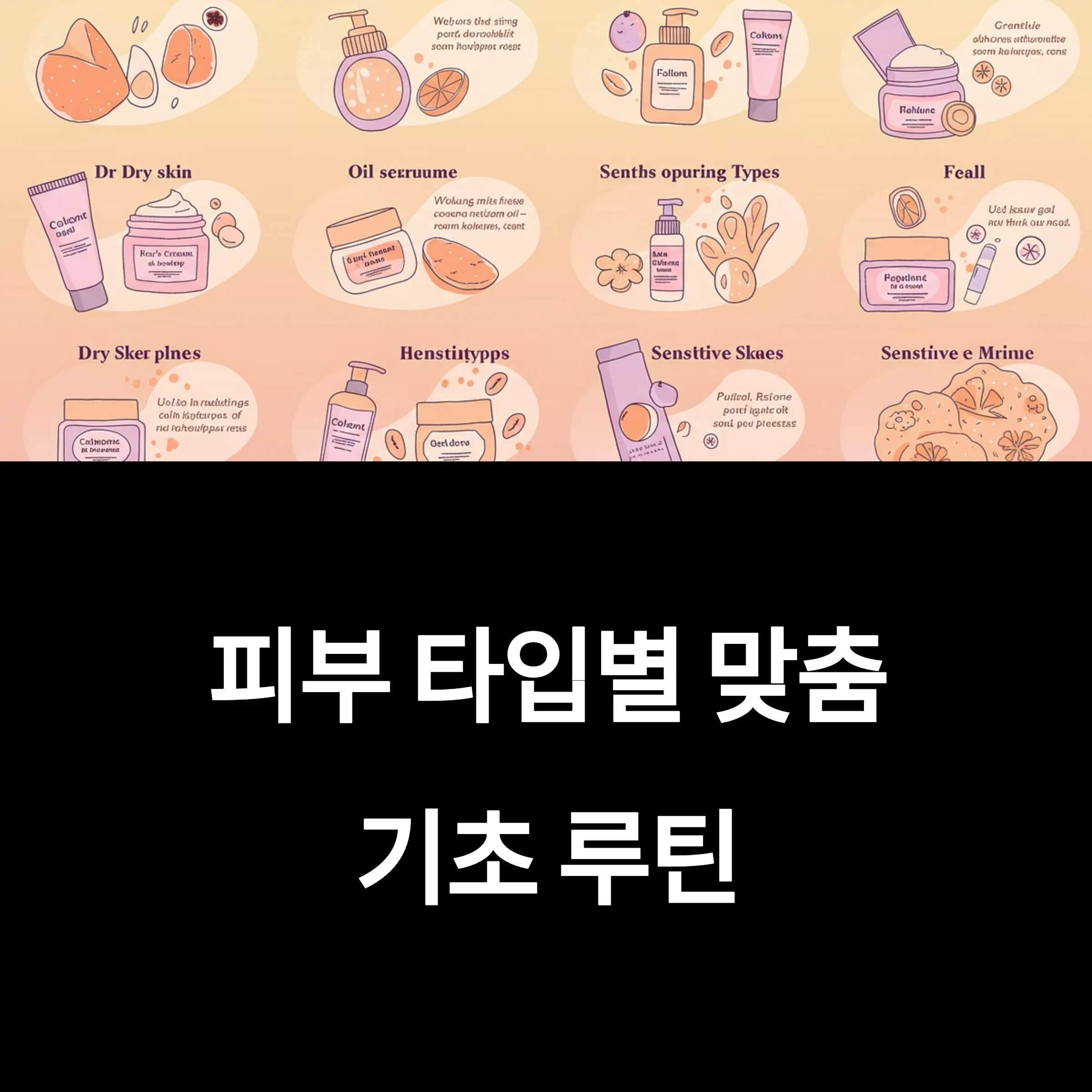 피부 타입별 꼭 맞는 기초 루틴 가이드