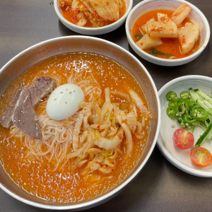 덤벙김치 김치말이국수 해주옥덤벙 메뉴