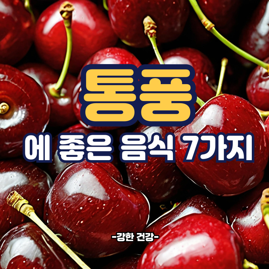 통풍에 좋은 음식