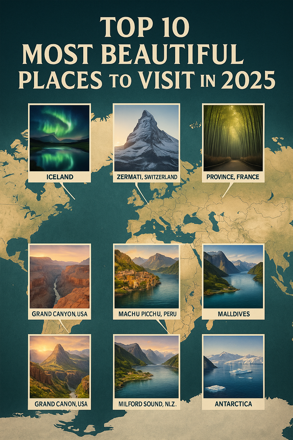 2025년 전 세계에서 가장 아름다운 여행지 TOP 10 &mdash; 인생에서 꼭 한 번은 가봐야 할 지구의 걸작들 관련 사진