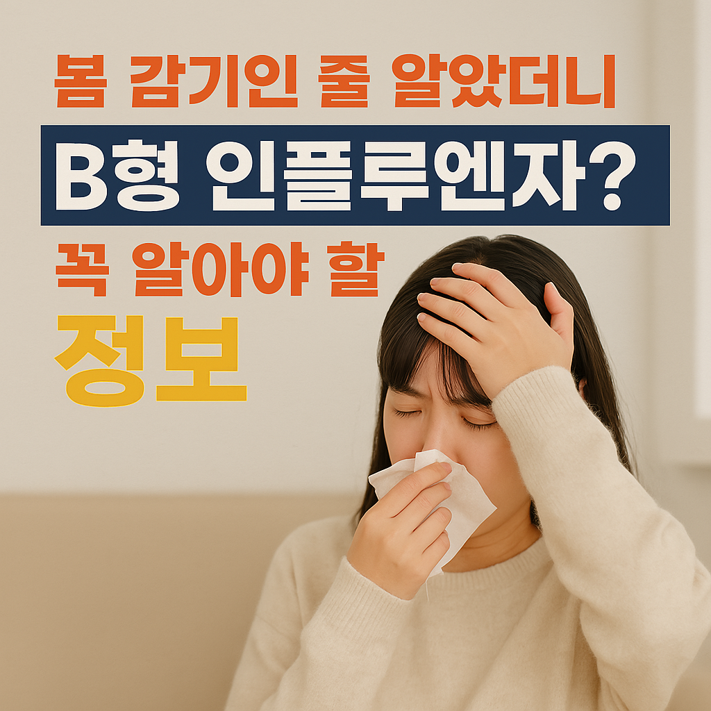B형인플루엔자, 독감, 감기