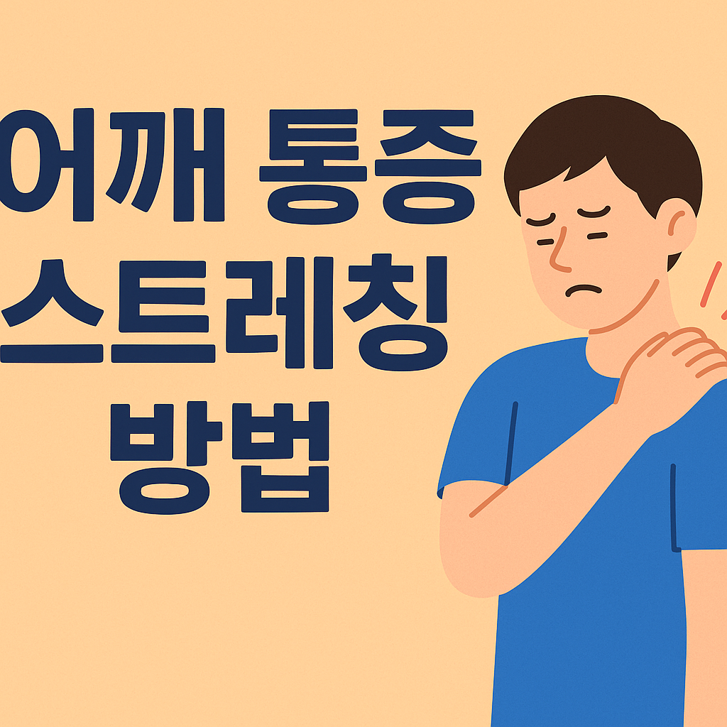 어깨 통증 스트레칭 방법