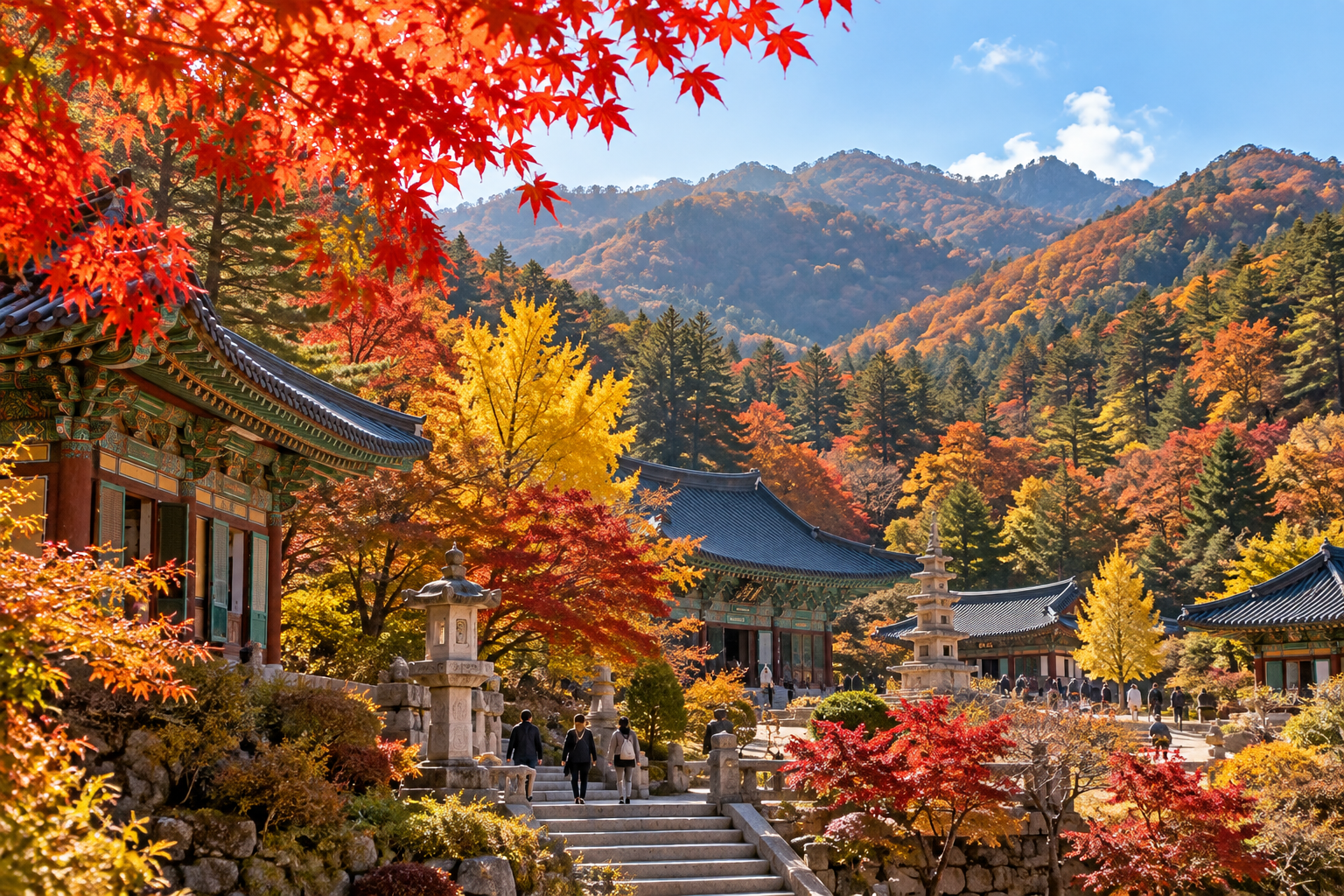 상원사 단풍