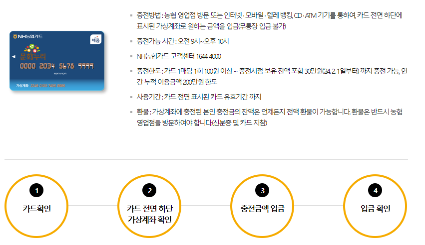 본인 충전금 충전방법